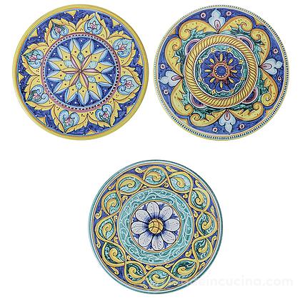 Set 6 sottopentola tondi in ceramica Scilla