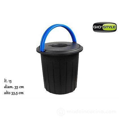 Pattumiera Stlye Eco Solution blu 15 litri