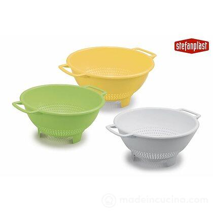 Scolapasta in plastica (colori assortiti)