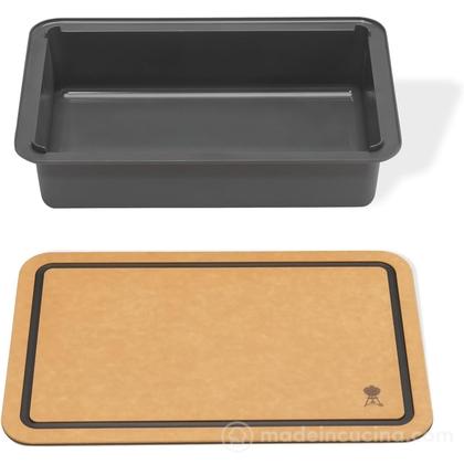 Tagliere con recipiente per piastre Premium Slate (3400131)