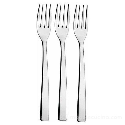 Set 3 forchette da tavola in acciaio inox Mirage