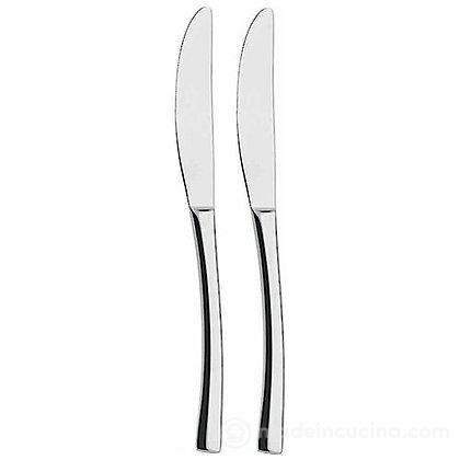 Set 2 coltelli da tavola in acciaio inox Mirage