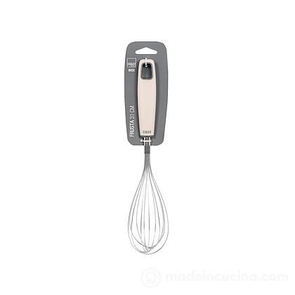 Frusta da cucina in acciaio inox con manico in plastica Bicolor cm 31