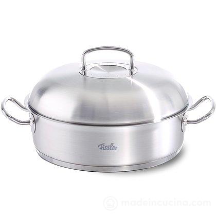 Tegame Megafesa Praga Con Coperchio - 24 Cm, Colore Granata, Antiaderente PFOA Free, Per Tutti I Fornelli - 3