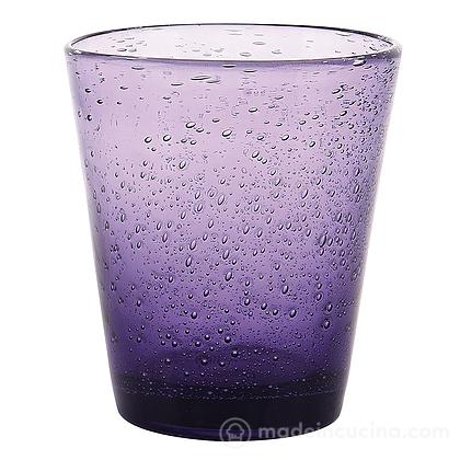 Set 6 bicchieri acqua Cancun Satin viola scuro 330 ml