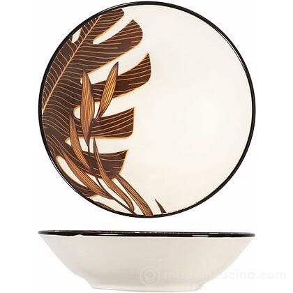 Set 12 piatti fondi in stoneware Calathea cm 20,5