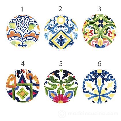 Set 6 sottopentola in ceramica Naxos cm 16