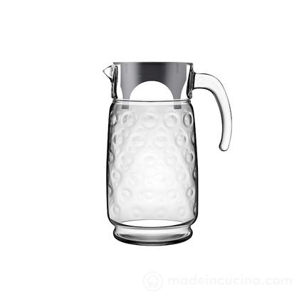 Brocca in vetro con tappo in plastica Rings 1,7 litri