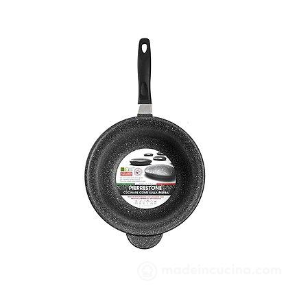 Paiolo antiaderente effetto pietra a un manico