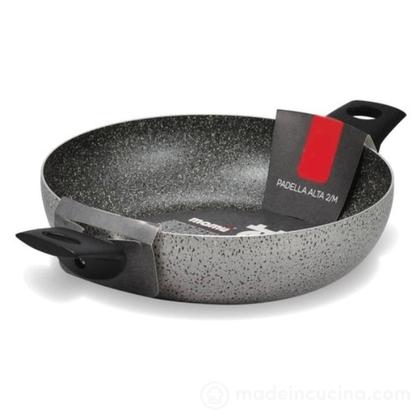 Padella alta a due manici in alluminio antiaderente Janet cm 28