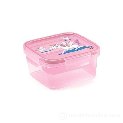 Porta pasto Lunch Box Kids Unicorno cm 15x15x7,5