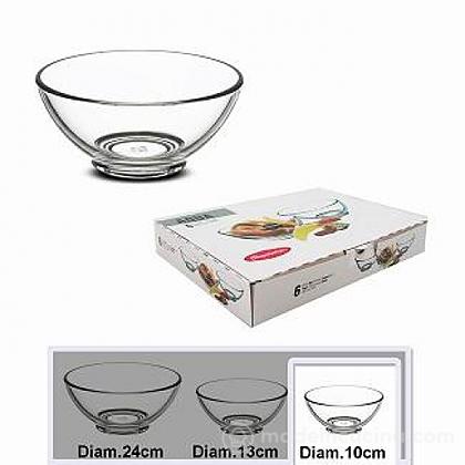 Antigua Set 6 Coppette Colori Assortiti In Vetro