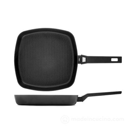 Bistecchiera in alluminio antiaderente Titan cm 28x28