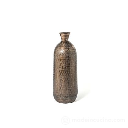 Vaso in alluminio finitura bronzo Chennai cm 18x49