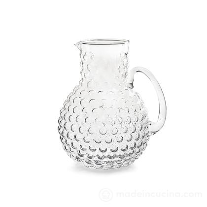 Brocca in vetro trasparente Bubble 2,3 litri