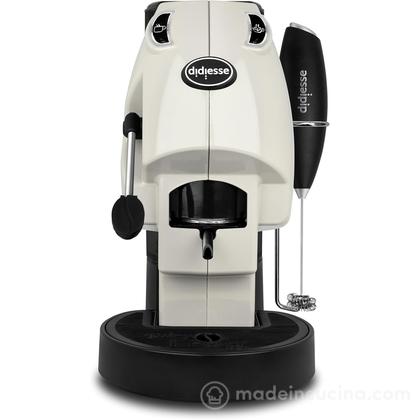 Macchina caffè cialde con frullino montalatte Baby Frog avorio