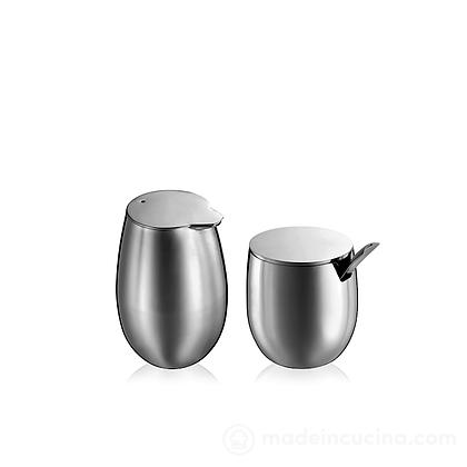 Set lattiera e zuccheriera in acciaio inox Columbia