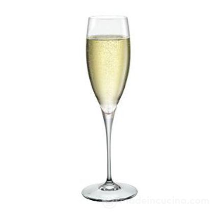 BORMIOLI Rocco Set 6 X 2 Calici in Vetro Galileo Champagne Cl26 Arredo Tavola 