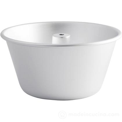 Stampo budino liscio con tubo in alluminio cm 18