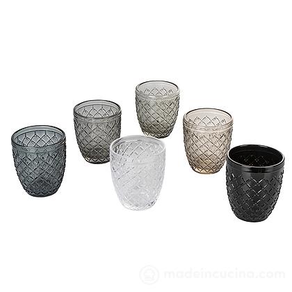 Set 6 bicchieri acqua Castle Stones