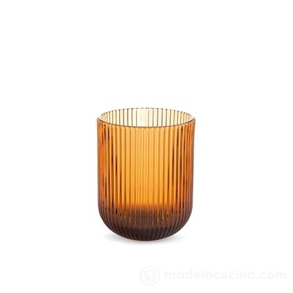 Set 6 bicchieri Peony Amber cl 28