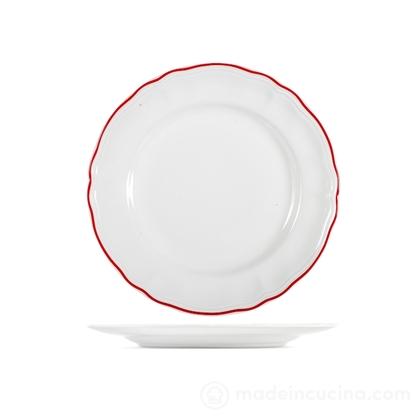 Set 6 piatti piani in stoneware Giada cm 27