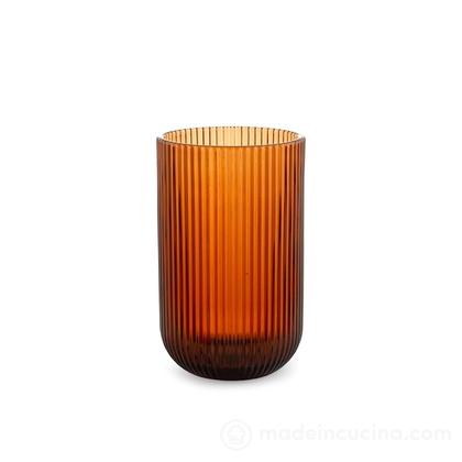 Set 6 bicchieri bibita Peony Amber cl 45