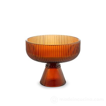 Set 6 coppe con piede Peony Amber cl 33