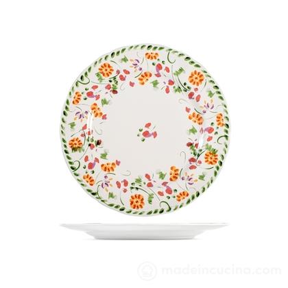 Set 6 piatti piani in stoneware Diamond cm 27