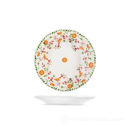 Set 6 piatti fondi in stoneware Diamond cm 20
