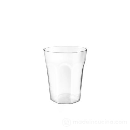 Set 6 bicchieri in vetro borosilicato trasparente cl 40