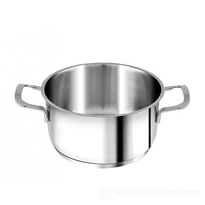 Casseruola in acciaio inox con fondo ad induzione Elodie