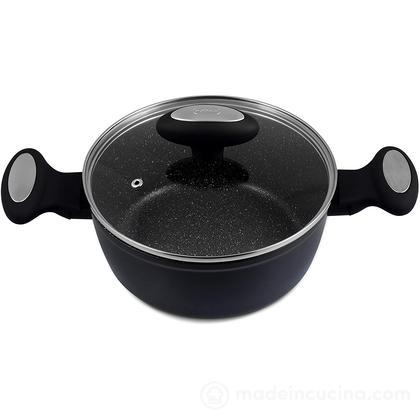 Casseruola con coperchio in alluminio forgiato