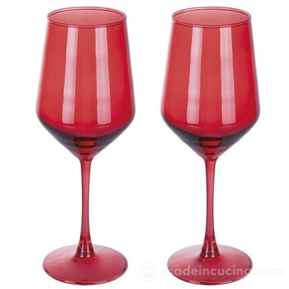 Set 2 calici Rubino Sibilla rosso cl 51