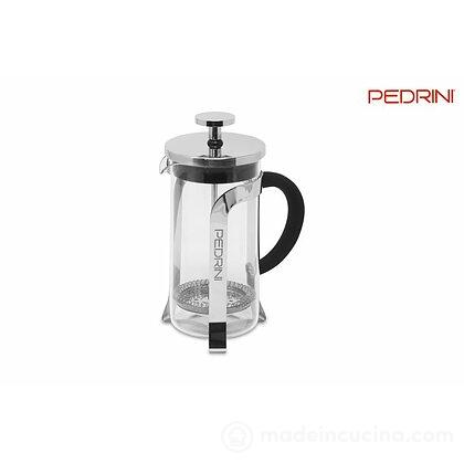 Teiera infusiera in vetro borosilicato e acciaio inox
