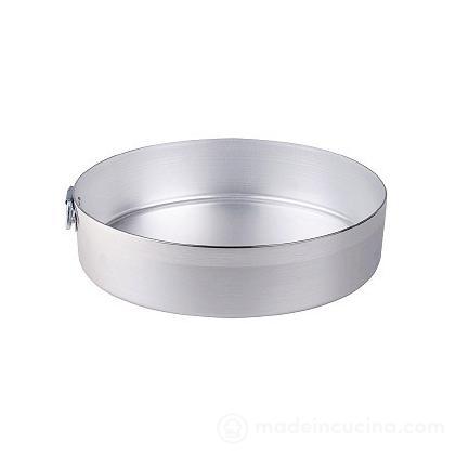 Tortiera cilindrica con anello alluminio Family