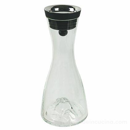 Sendez Caraffa In Vetro Con Tappo In Legno | Set Da 270ml E 470ml | Decanter Per Vino | Lavabile In Lavastoviglie | Confezione Regalo