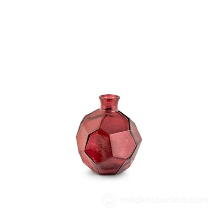 Vaso in vetro riciclato modern viola cm 18