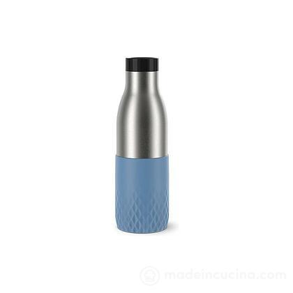 Bottiglia termica BluDrop Quick Press azzurro 0,5 litri