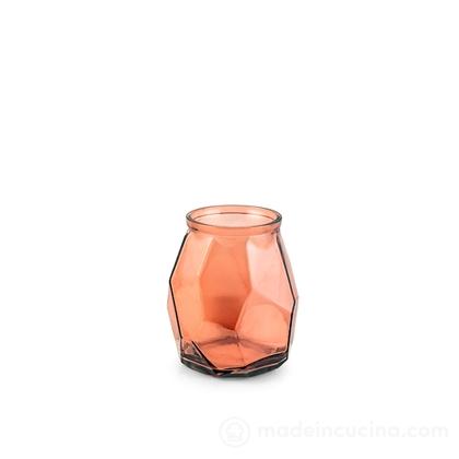 Vaso in vetro riciclato modern rosa cm 19