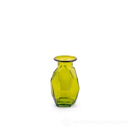 Vaso in vetro riciclato modern verde cm 16