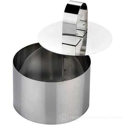 Coppapasta in acciaio inox con stantuffo cm 8x5,5