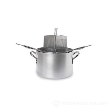 Cuocipasta professionale 3 spicchi in alluminio cm 36 Serie 7000