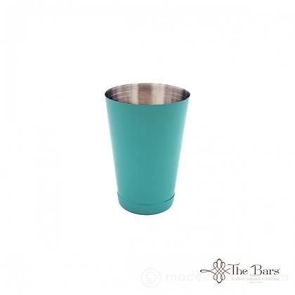 Shaker in acciaio inox smaltato bilanciato azzurro