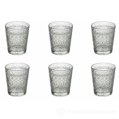 Set 6 bicchieri acqua trasparenti New Marrakech