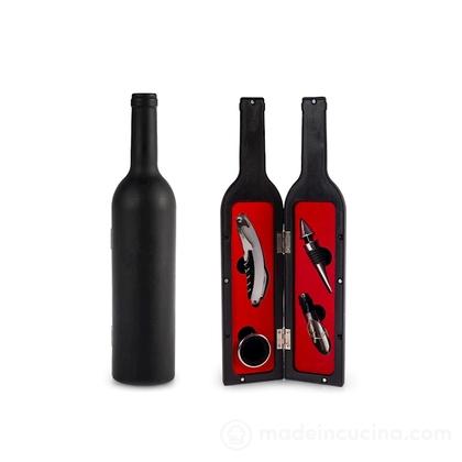 Cofanetto a forma di bottiglia 5 pezzi Sommelier (8973600)