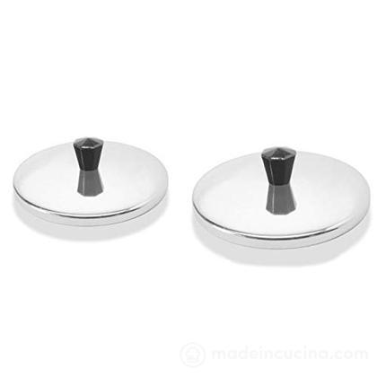 Set 3 copritazza thè in acciaio inox