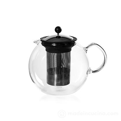 Teiera in vetro borosilicato con filtro inox Assam