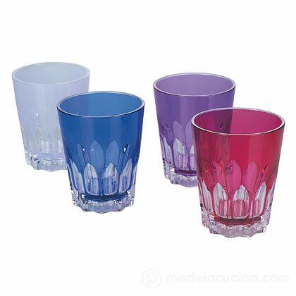 Set 4 bicchieri acqua in plastica 470 ml