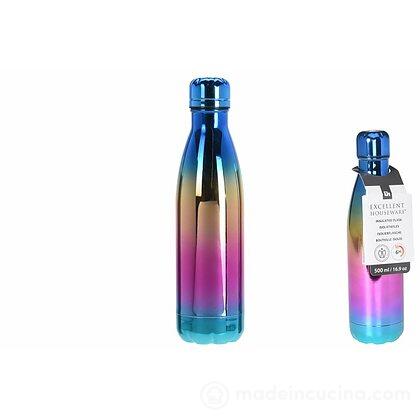 Bottiglia termica in acciaio inox color 0,5 litri